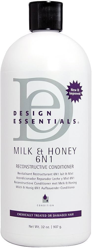 Design Essentials Milk & Honey 6N1 Reconstructive Conditioner, Strengthens & Restores Chemically ... | Amazon (US)