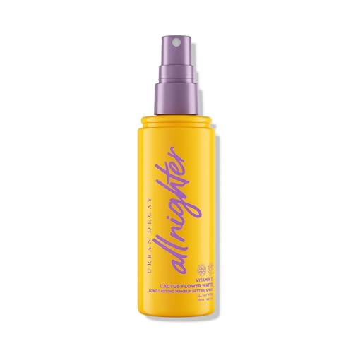 Urban Decay All Nighter Vitamin C Hydrating Makeup Setting Spray for Face (Full Size), Transfer-Resistant, Waterproof, 16 HR Wear, Vitamin C & Cactus Flower Water, Illuminated Finish - 4 fl oz | Amazon (US)