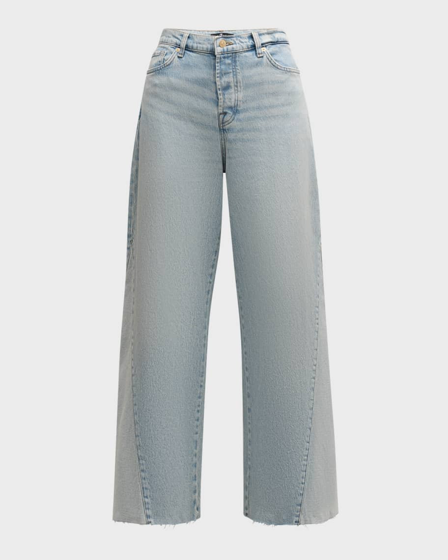 7 for all mankind Zoey Wide-Leg Jeans | Neiman Marcus
