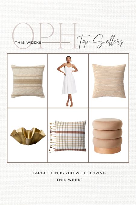 Top selling Target home and fashion finds!

Neutral throw pillows, tan accent pillows, outdoor throw pillows, velvet ottoman, gold bowl, wavy bowl, white midi dress, sundress, eyelet dress, summer dresses, summer fashion, summer outfit, patio decor, neutral home

#LTKHome #LTKStyleTip #LTKFindsUnder100