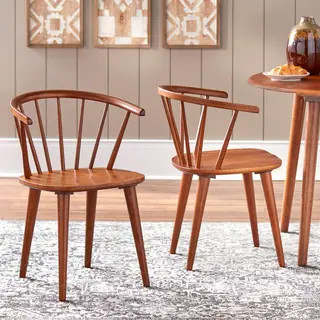 Simple Living Florence Dining Chairs (Set of 2) - Black | Bed Bath & Beyond