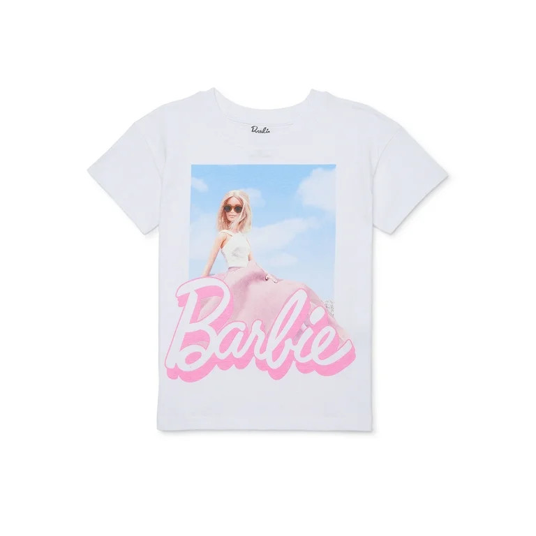 Mattel Barbie Toddler Girls Short Sleeve Crewneck T-Shirt, Sizes 12M-5T | Walmart (US)
