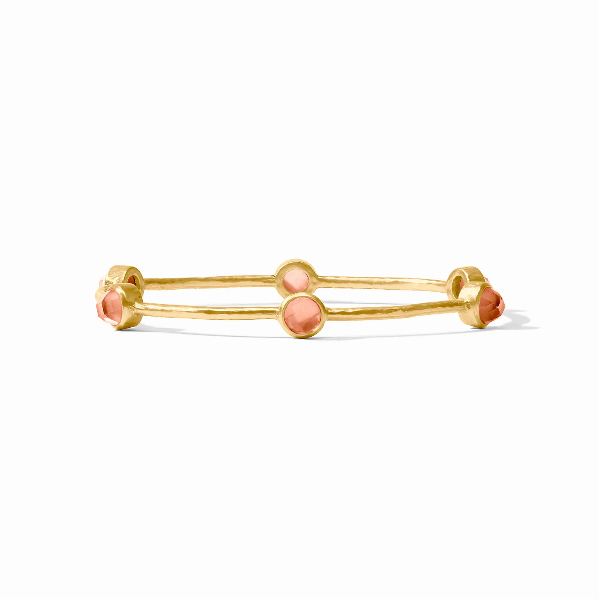 Milano Luxe Stone Gold Bangle Bracelet | Julie Vos | Julie Vos