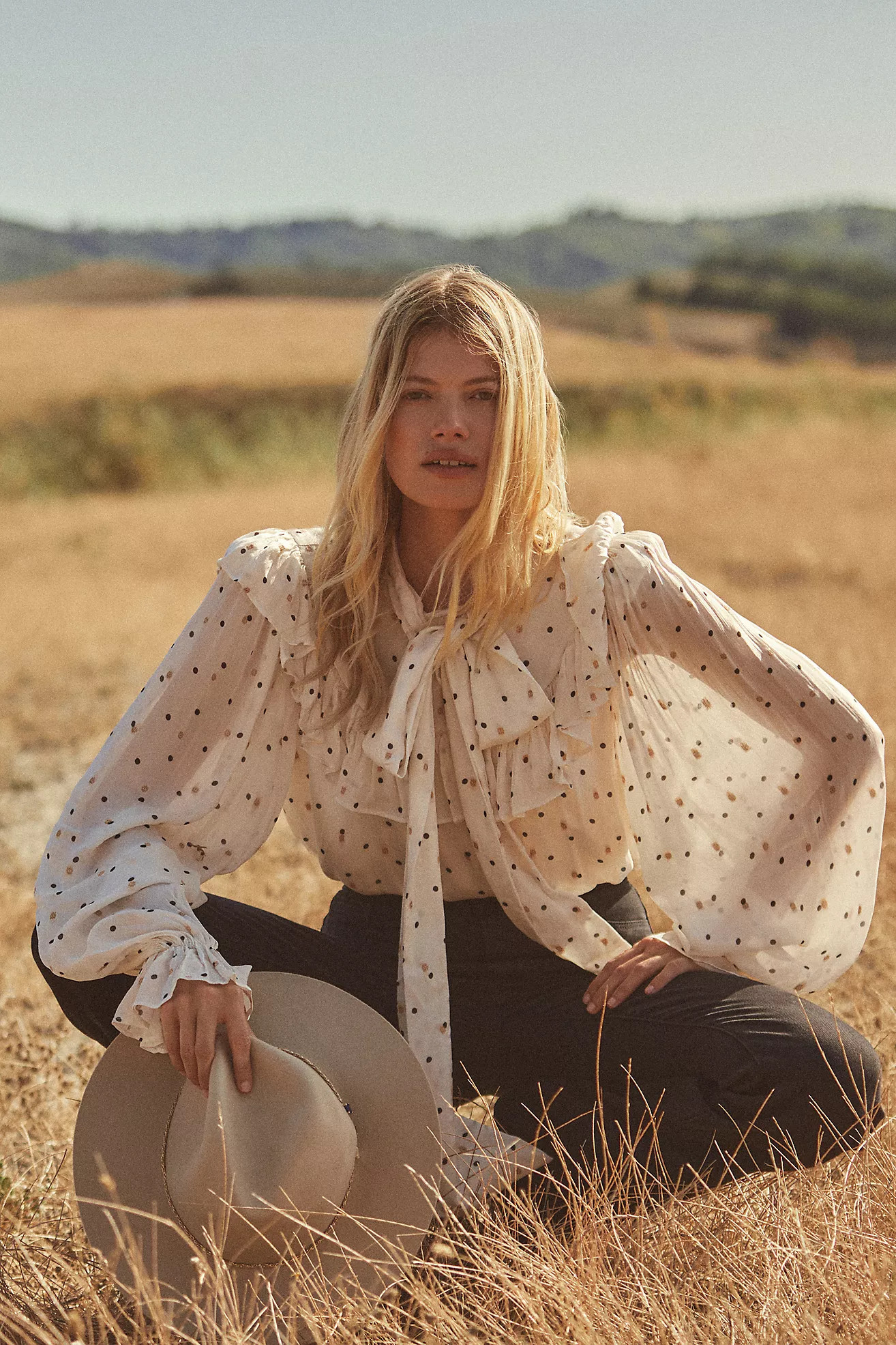 Queens of Archive Bette Dice Blouse | Anthropologie (US)