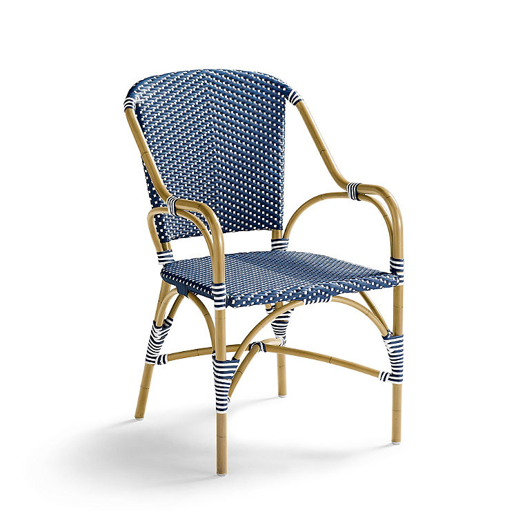 French Bistro Aluminum Arm Chairs. Set of Two | Frontgate | Frontgate