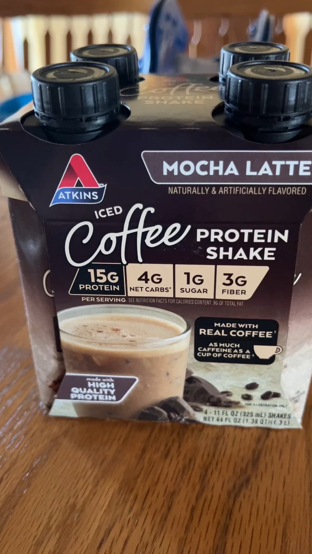 I share my thoughts on the Atkins Mocha Latte Iced Coffee Protein Shake and why it’s a great alternative to regular coffee!  

 #LTKWatchNow #LTKHome
