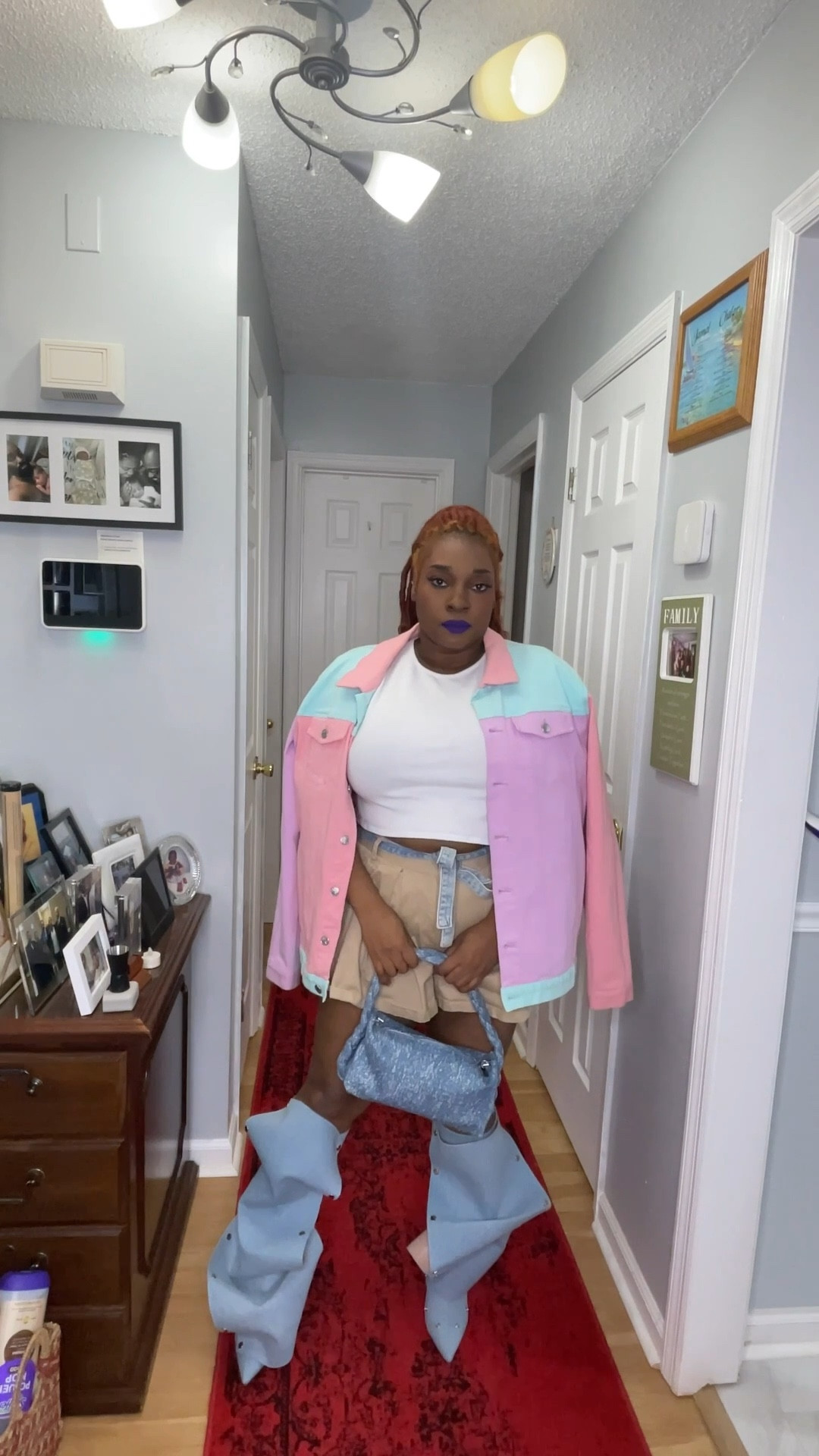 Denim can be fun and colorful 

*FYI the jacket is old from Dolls Kill I’ll link something similar 

#LTKMidsize #LTKStyleTip #LTKSeasonal