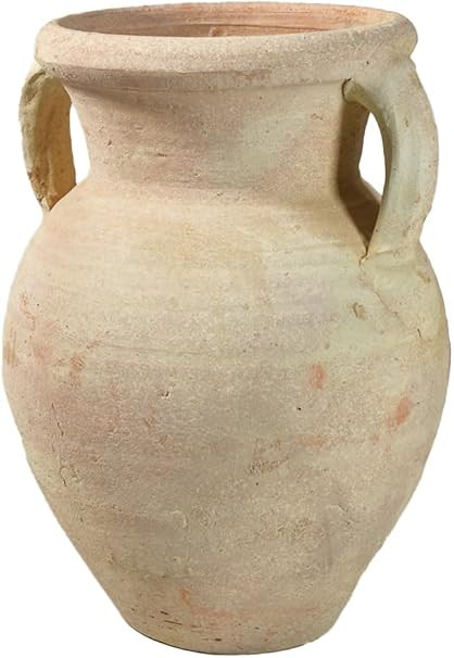 Serene Spaces Living, 12-Inch Antique Terracotta Clay Ceramic Pottery Pot with Handles, 2 Handled... | Amazon (US)
