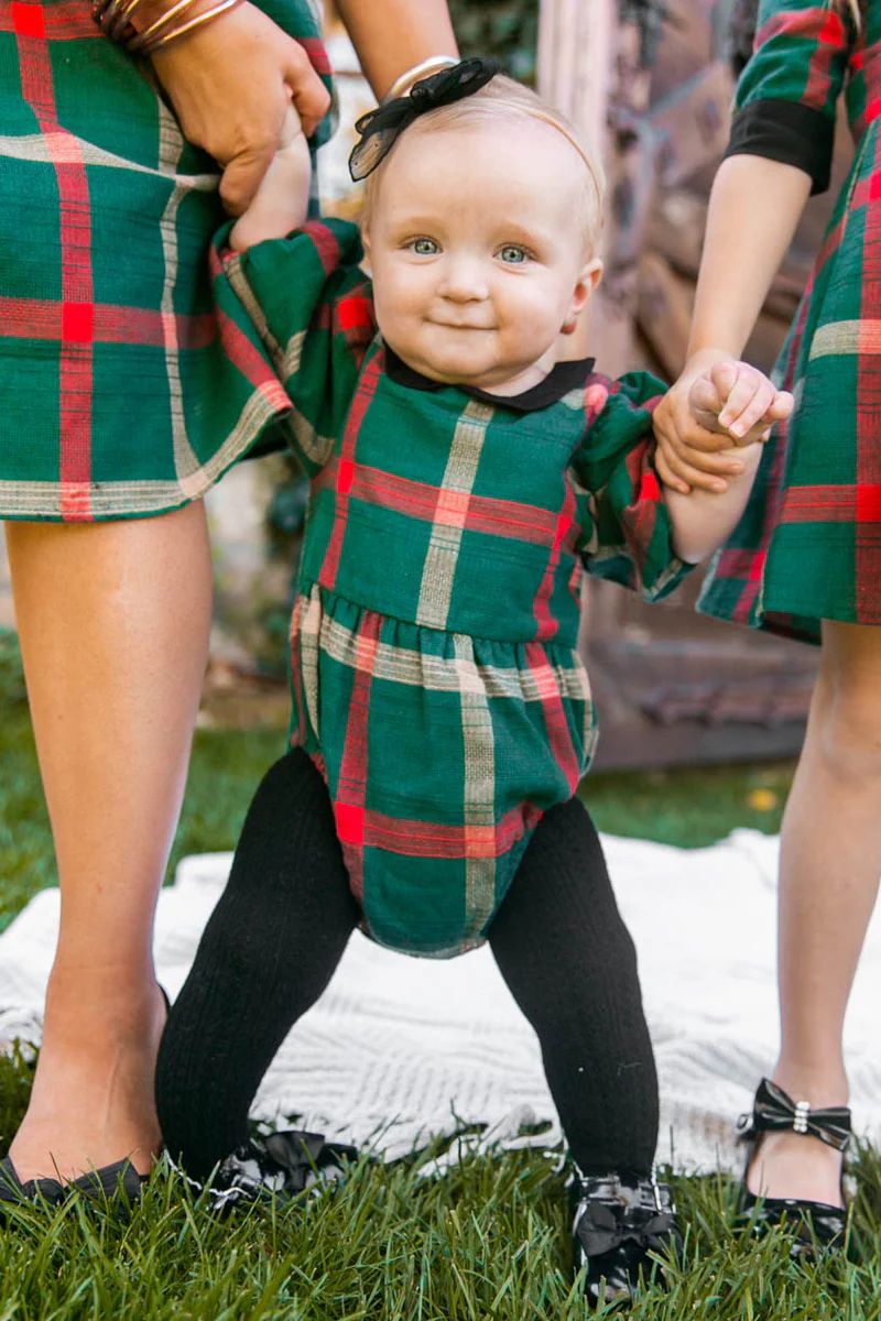 BABY NOEL PLAID DRESS | Ivy City Co