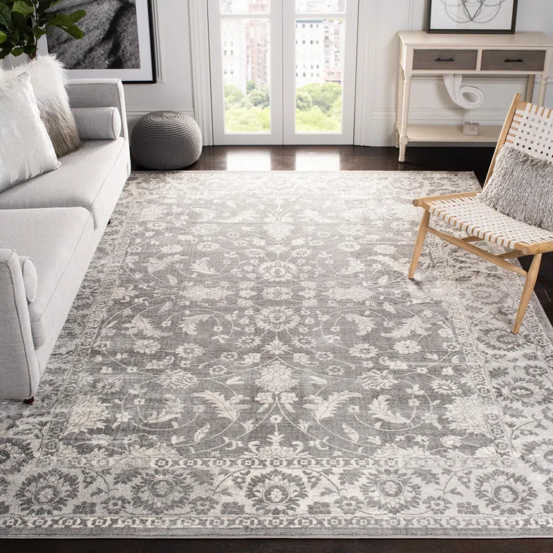 Llana Area Rug in Cream/Gray | Wayfair North America