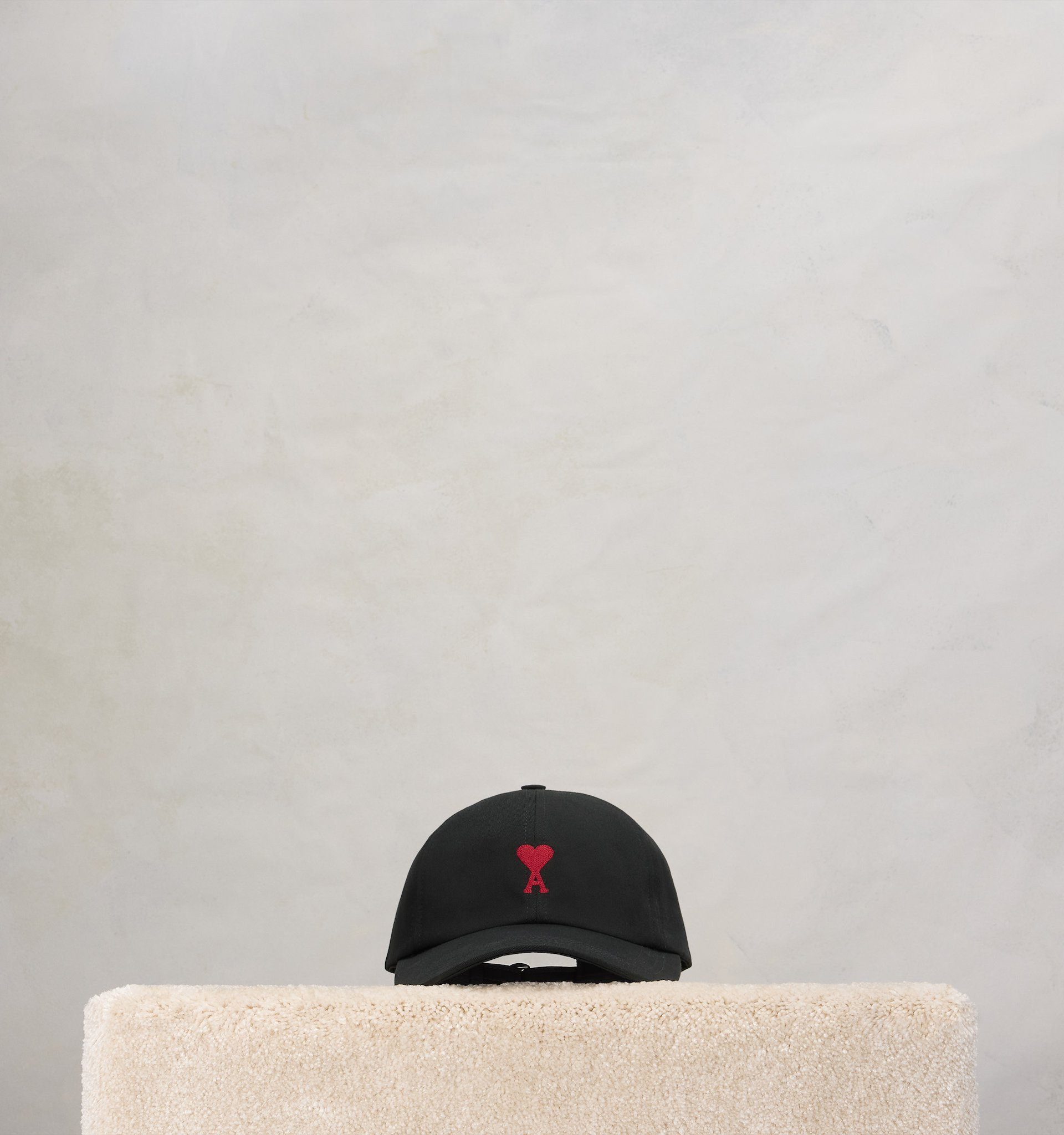 Red Ami De Coeur Embroidery Cap | AMI Paris US