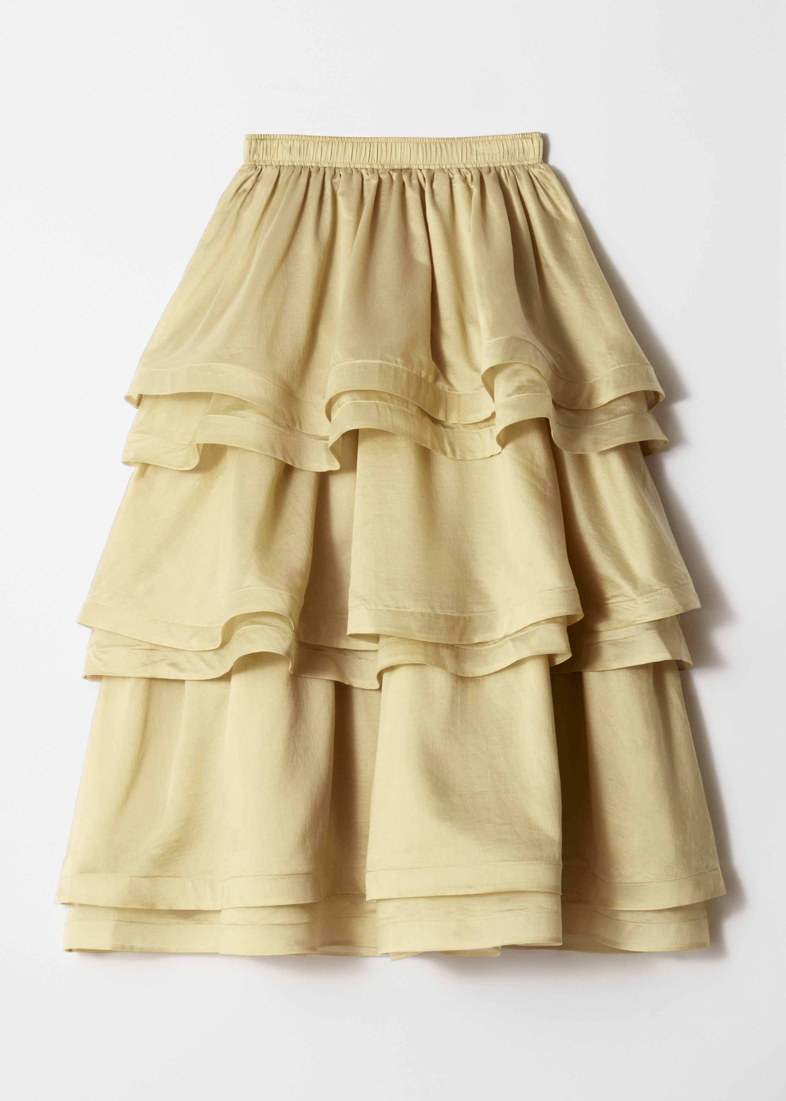 Midirock mit Volants - Gelb - & Other Stories DE | & Other Stories EU