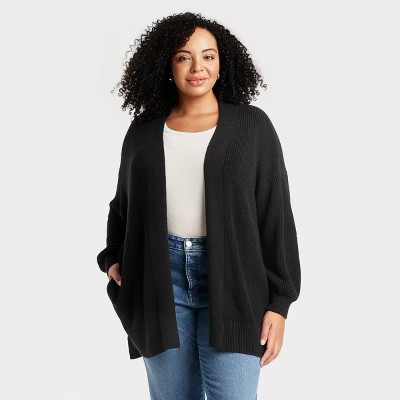 Women's Cardigan Sweater - Universal Thread™ Black XXL | Target
