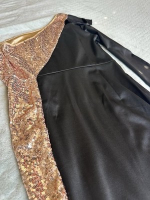 Wedding Guest Women Dress Prom Black And Gold Size Medium | eBay | eBay US