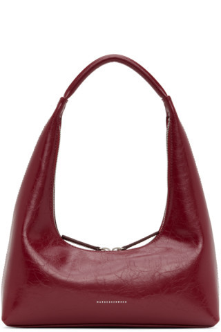 Marge Sherwood - Red Crinkled Shoulder Bag | SSENSE