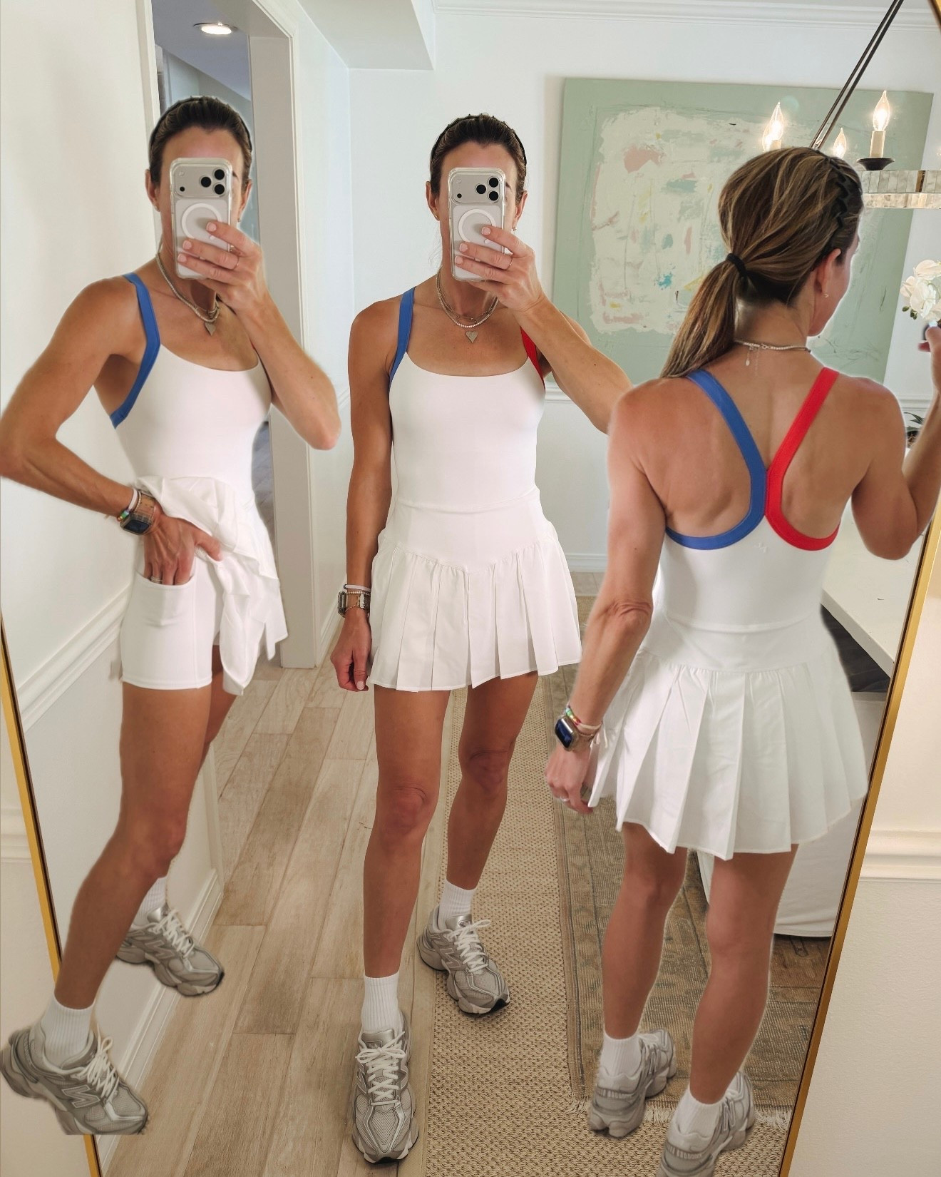 Another target free people look alike athletic tennis dress. Runs tts. Built in shorts with pockets. Comes in two other color options. Wearing size XS 