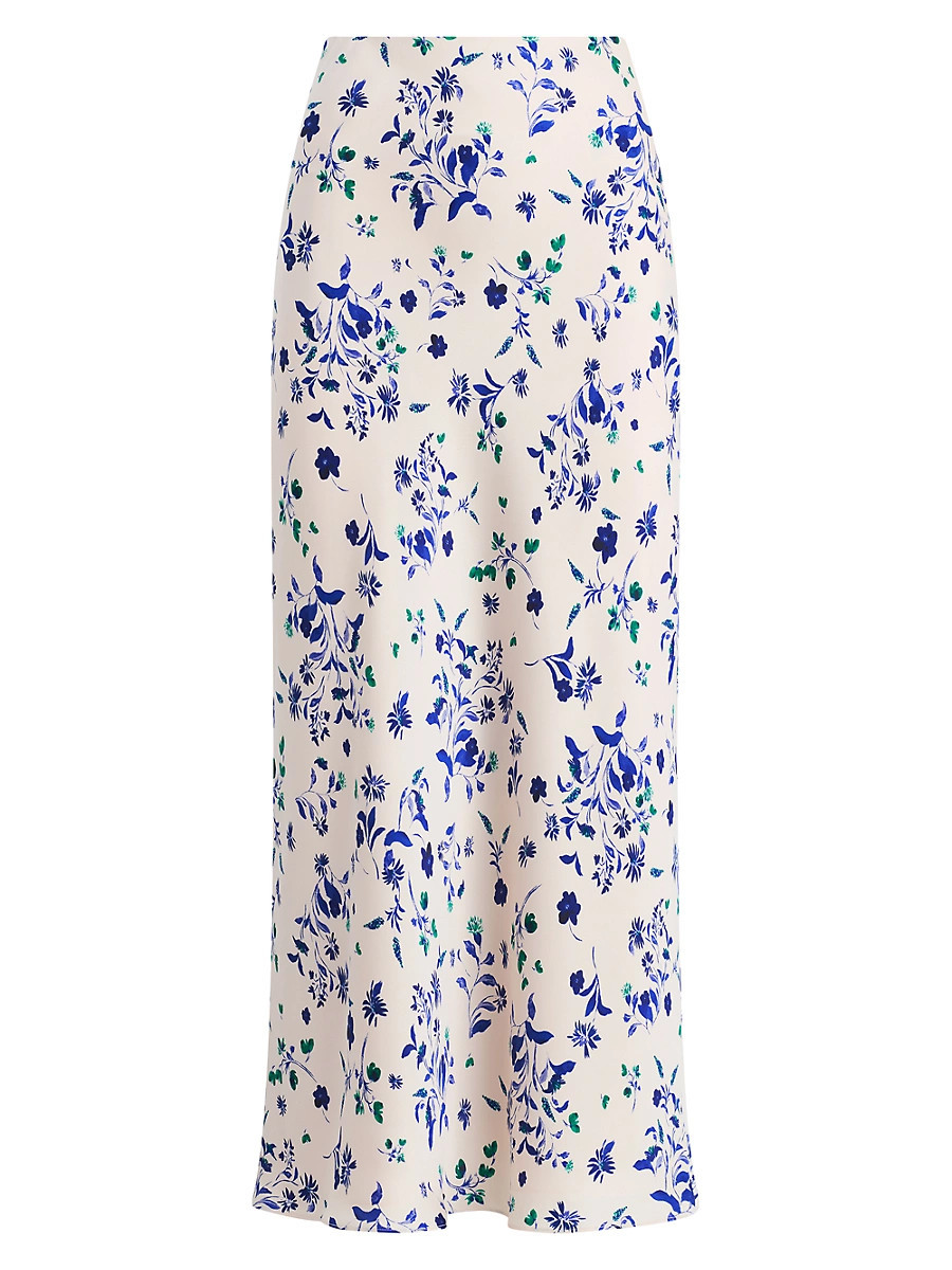 Women's Floral The Favorite Maxi Skirt - Pink Floral - Size Large | Saks Fifth Avenue