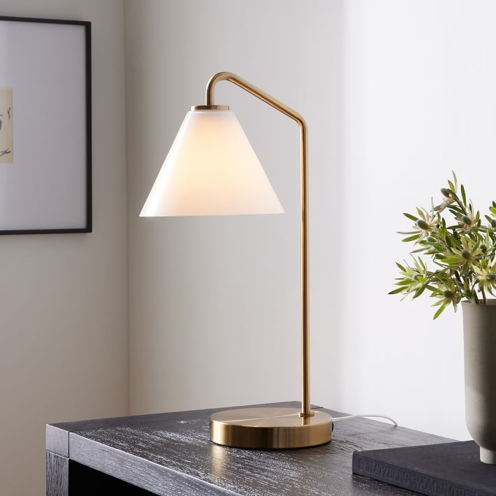 Sculptural Cone Table Lamp (21") | West Elm (US)