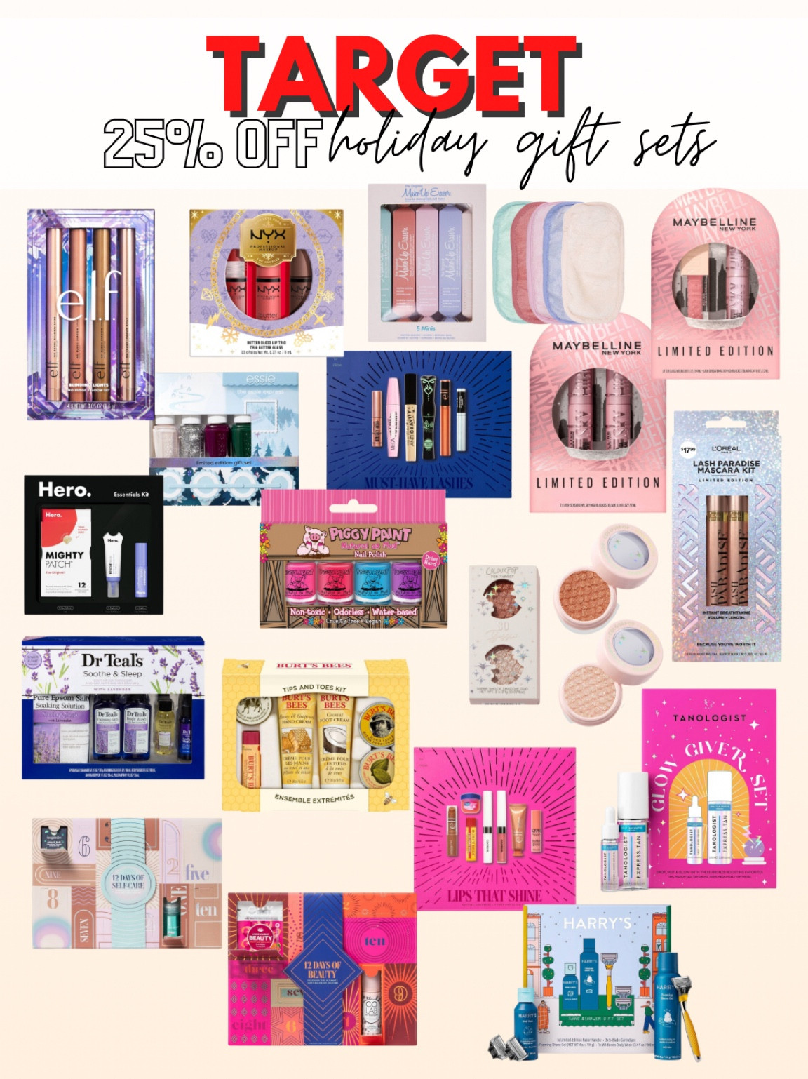 Target holiday gift sets on sale 25% off 

#LTKSeasonal #LTKHoliday #LTKCyberweek