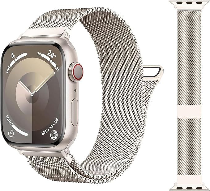 Original Patented Milanese Loop Compatible with Apple Watch Band 38mm 40mm 41mm 42mm 44mm 45mm 49... | Amazon (US)
