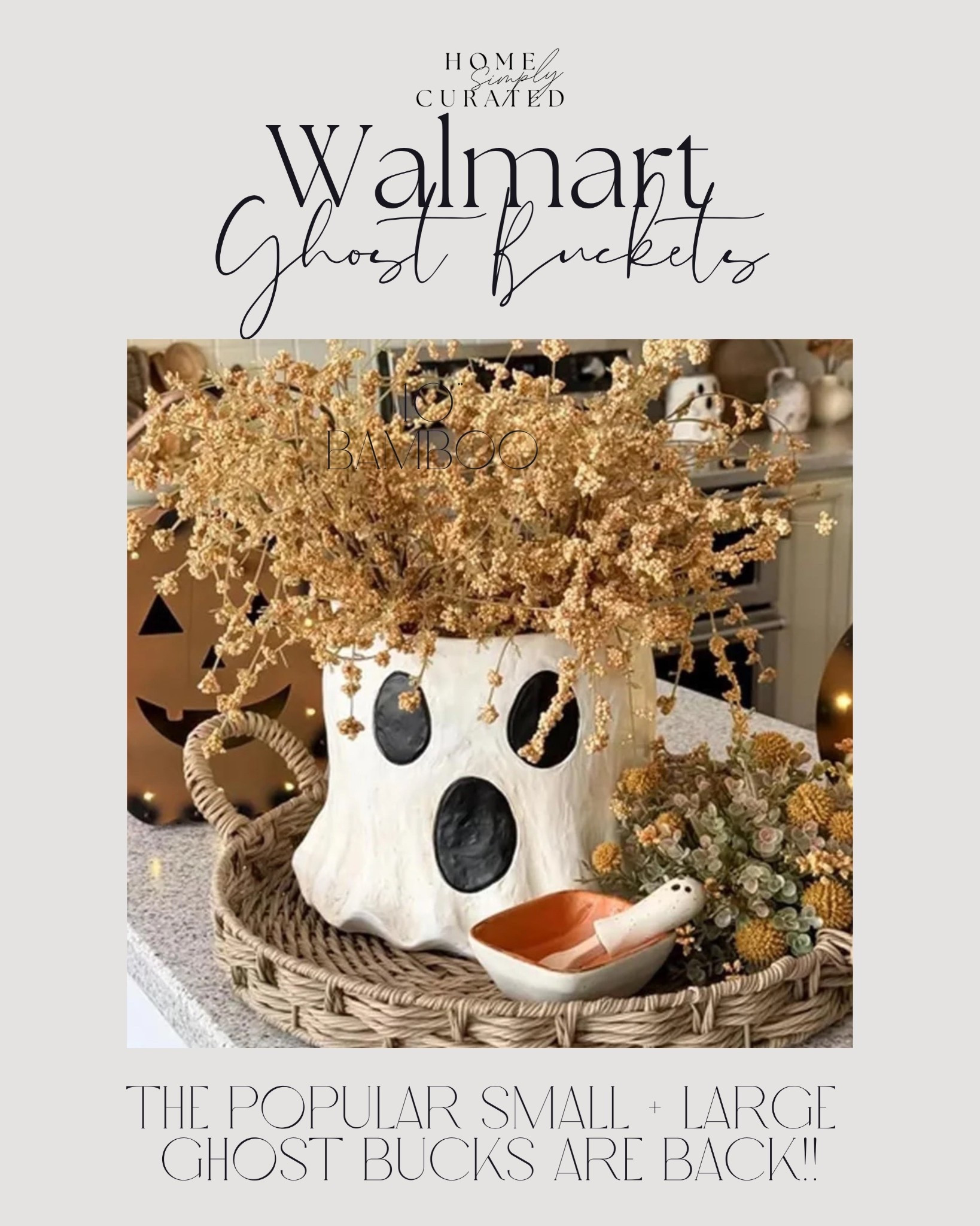 These sold out so fast last year! The viral ghost buckets are back in stock at Walmart!!

Halloween decor, fall decor, autumn decor

#LTKHome #LTKSeasonal #LTKautumn