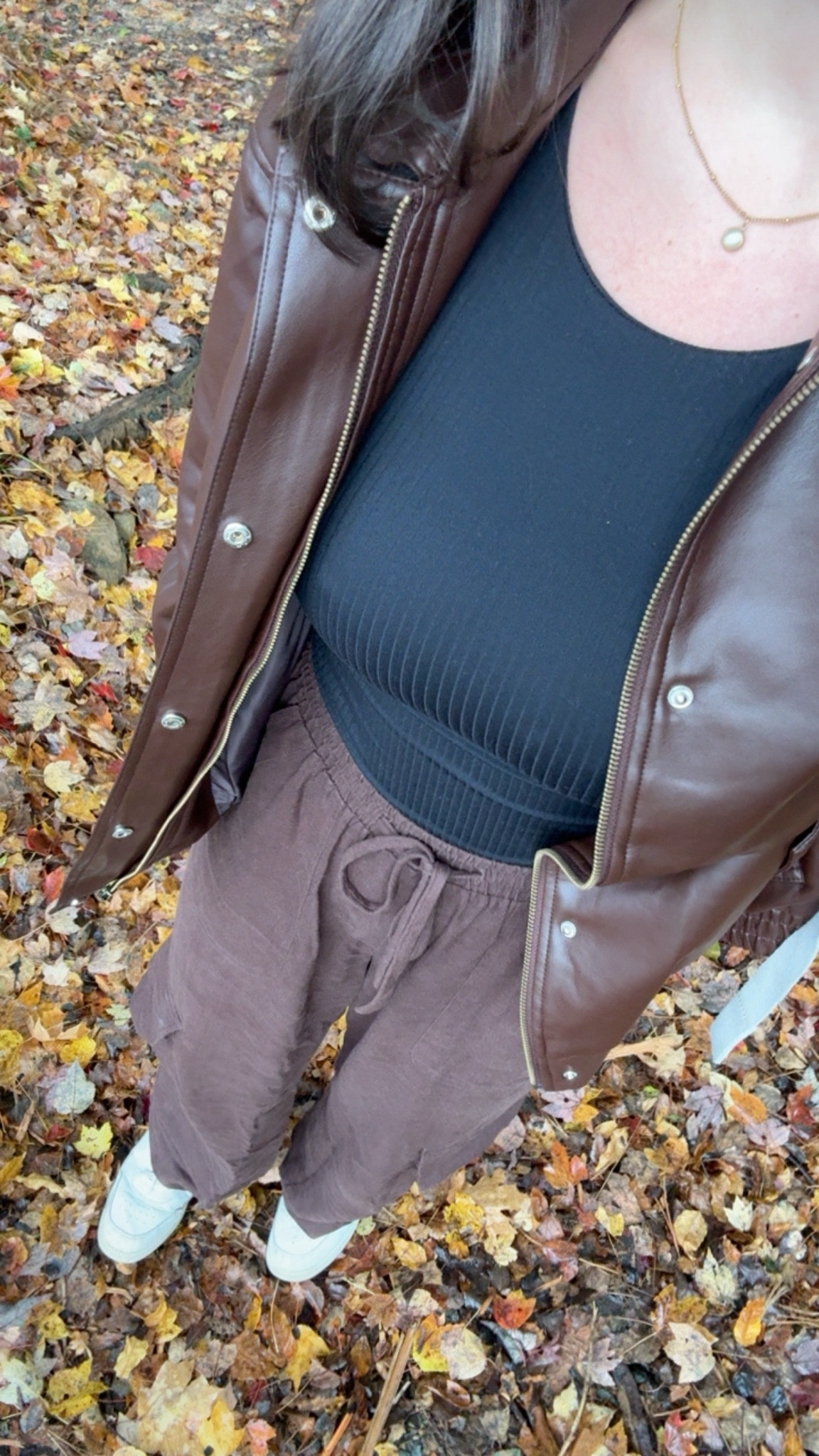 ootd to show off my new leather jacket🤎😎 

#LTKSaleAlert #LTKFindsUnder100 #LTKU