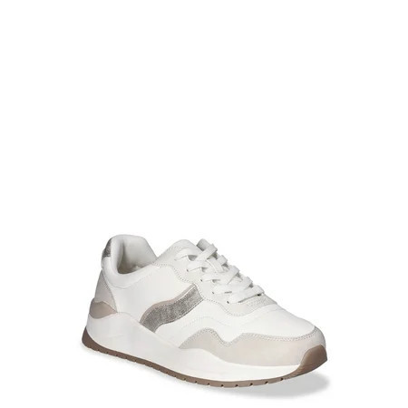 Time and Tru Women's Chunky Jogger Sneakers, Wide Width Available | Walmart (US)