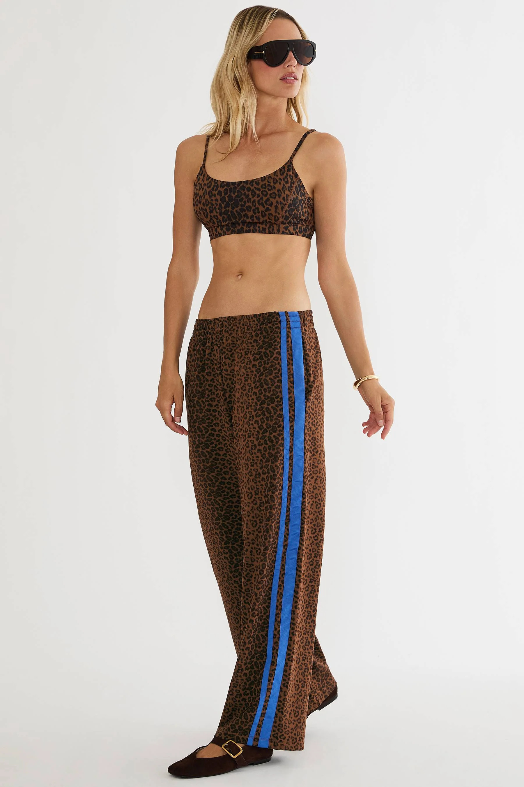Camryn Pant Caramel Leopard | Leopard Wide Leg Pants | Beach Riot | Beach Riot