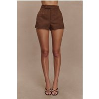 Sally Faux Suede Short / Milk Chocolate | MESHKI | XL | MESHKI US