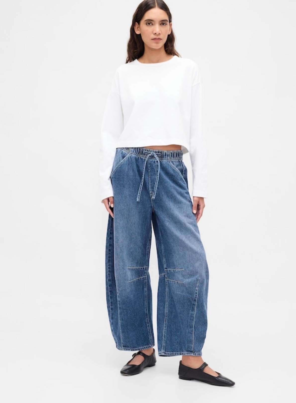 These horseshoe barrel Jeans are so goood!!! 

#LTKMidsize #LTKmomlife #LTKOver40