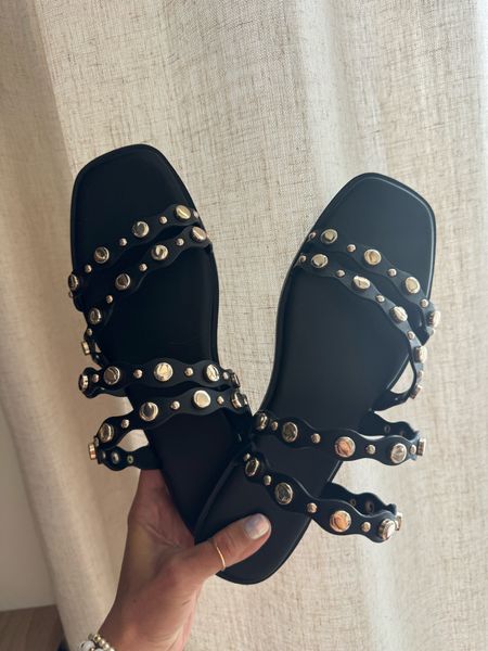 I love these studded sandals. They really have a high-end look. I’ve been wearing them nonstop at the beach and I’m wearing my true size.

#LTKshoecrush #LTKover40 #LTKfindsunder50