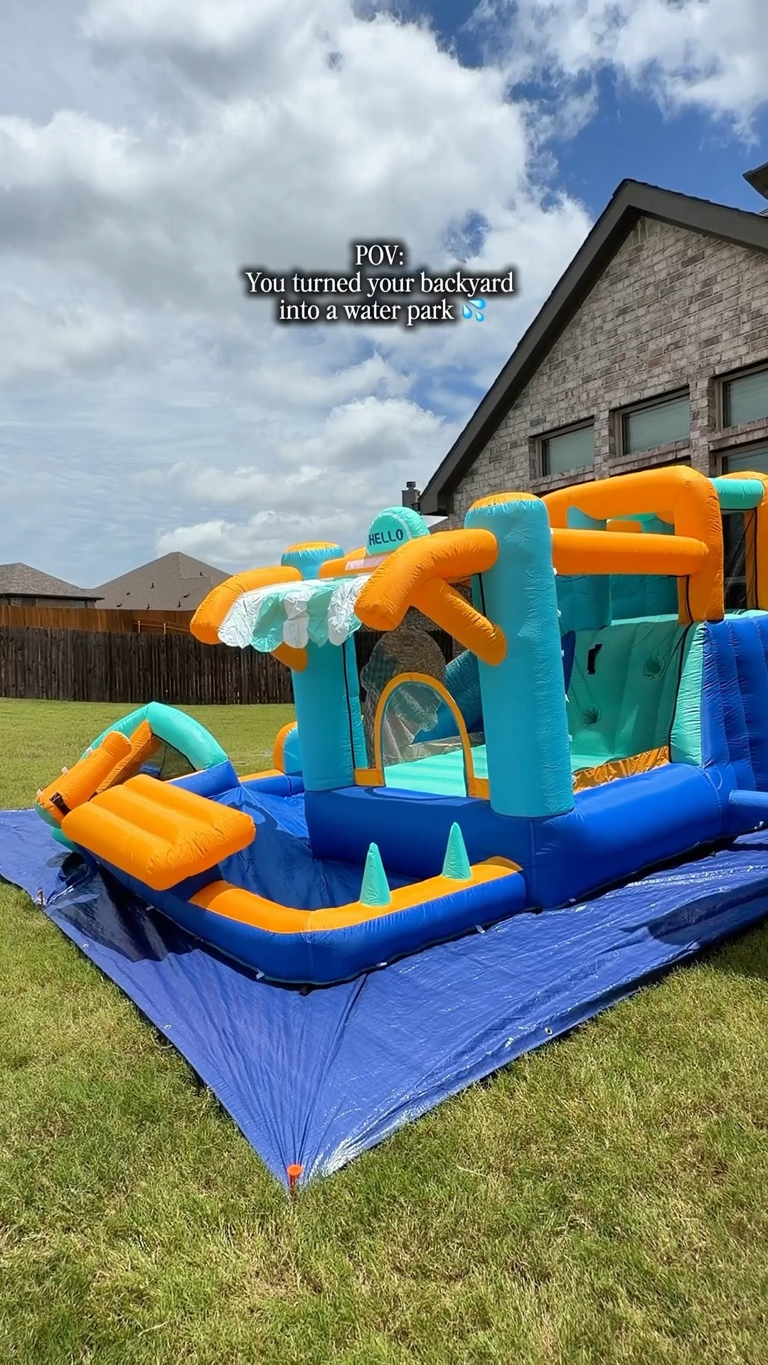 I live for moments like these! Water bounce house fun was a success 👏🏽

Bounce house, summer activities

#LTKmomlife #LTKdayinmylife #LTKKids