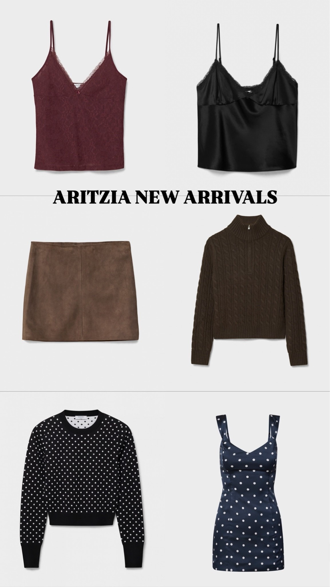 @Aritzia new arrivals ✨