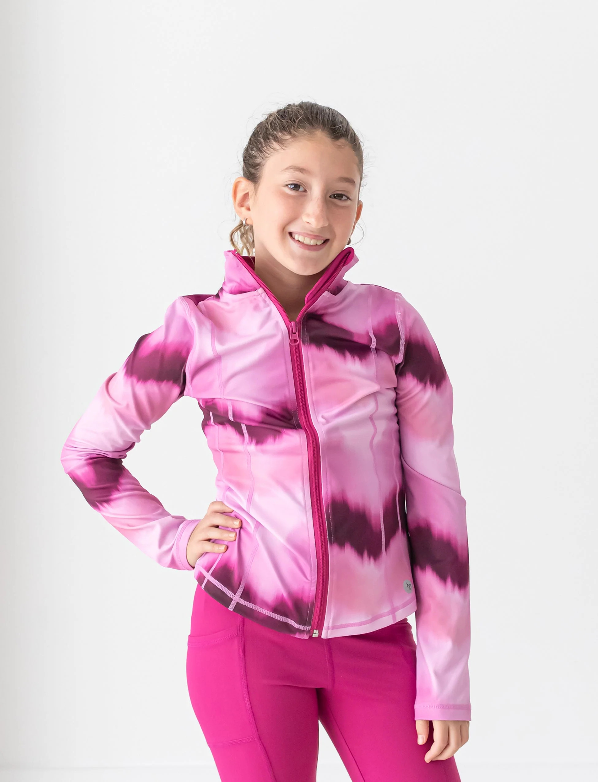 GIRLS CLASSIC YOGA JACKET – Jill Yoga Intl | Jill Yoga