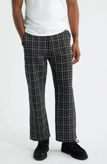 SANTO STUDIO Uno Flare Tweed Pants | Nordstrom | Nordstrom