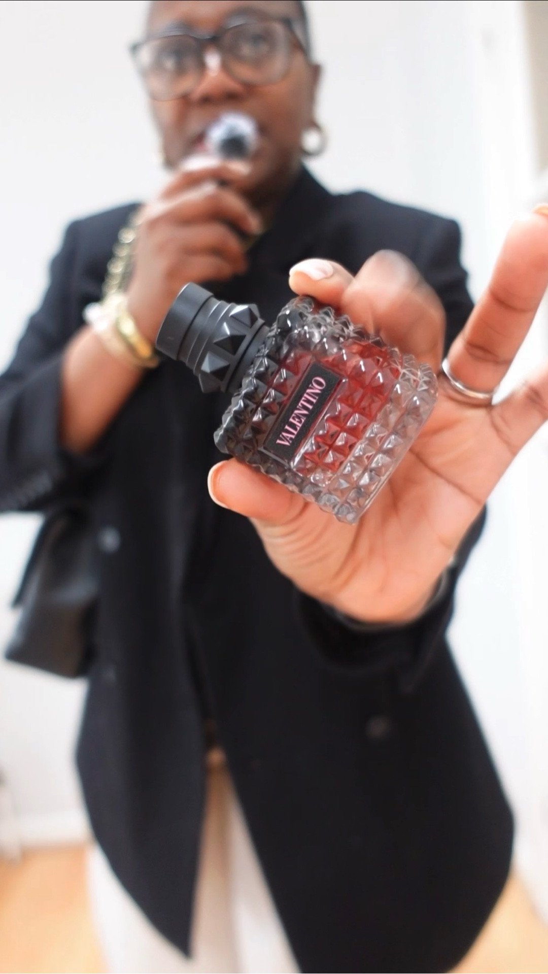 Quick church outfit check #ootd #whatiworetoday #churchoutfit 
———
Blazer : hush
T-shirt: @jilsander 
Loafers: @clarkes
Bag: thrifted
Trousers: @Primark 
Fragrance: @valentino.beauty 
Prescription glasses : specsavers

#LTKuk #LTKspring #LTKmodest