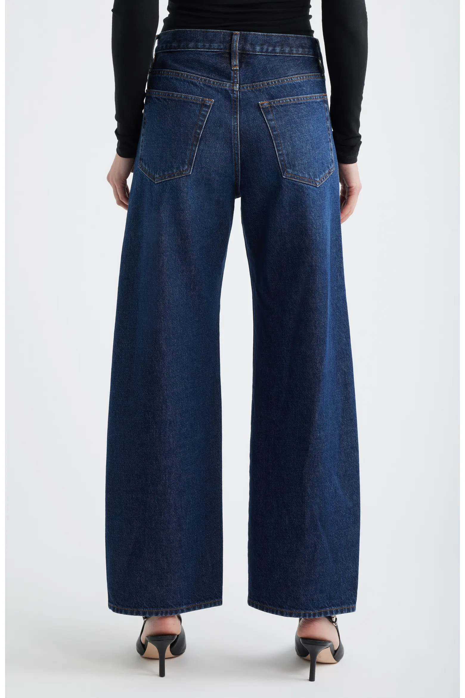 The Twisted Seam Bow High Waist Barrel Leg Jeans (Women) | Nordstrom | Nordstrom