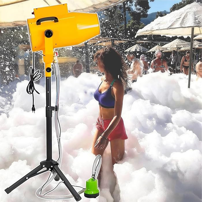 Foam Machine, 1200W Foam Cannon Party Machine, Bubble Cannon with Tripod and Pump, Quickly Produc... | Amazon (US)