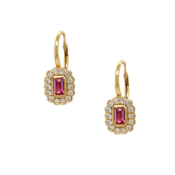 Diamond & Sapphire Earrings | Jennifer Miller Jewelry