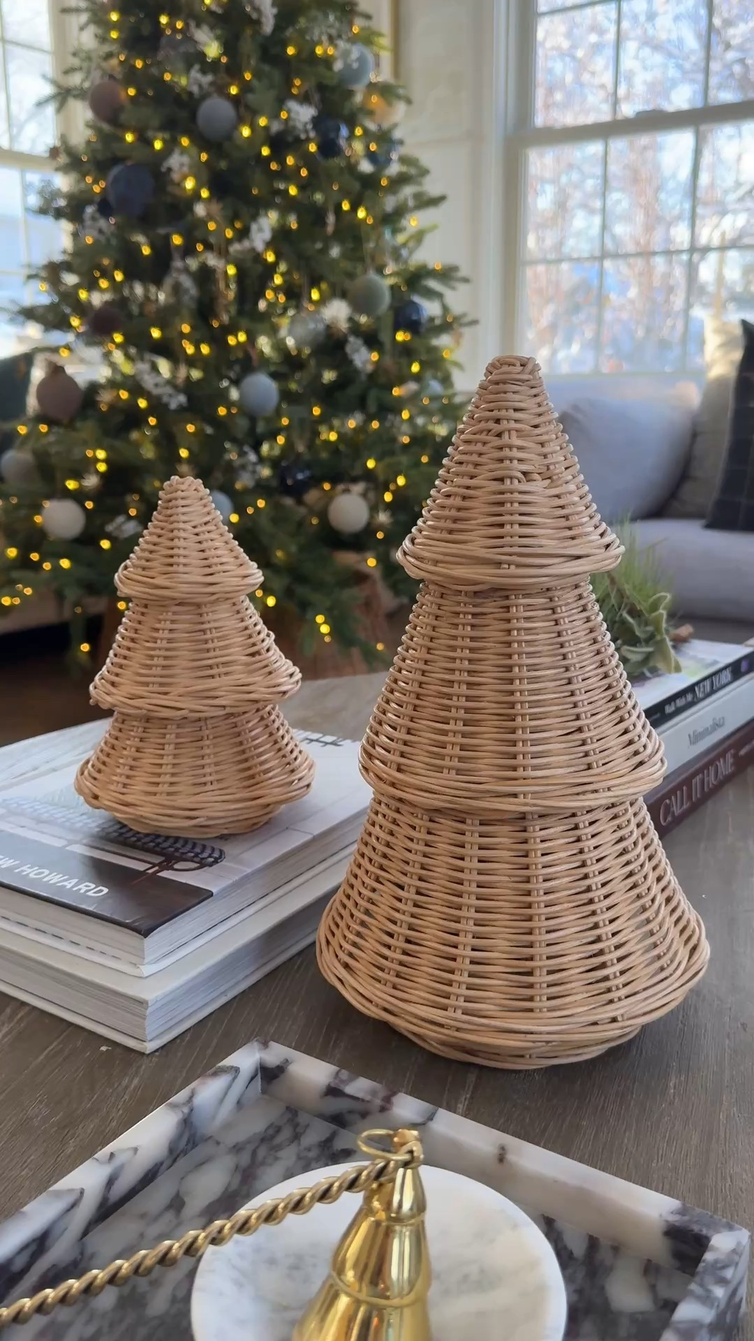These rattan trees are finally on sale and quite possibly one of my favorite holiday decorations!! I grabbed a set of three last year on sale before they sold out. Currently in stock! 

#LTKHoliday #LTKHome #LTKSaleAlert