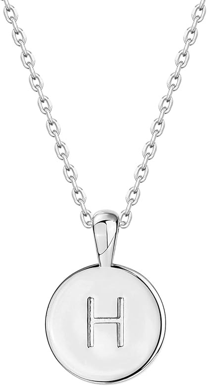 PAVOI 14K Rose Gold Plated Letter Necklace for Women | Gold Initial Necklace for Girls | Amazon (US)