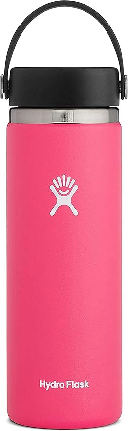 Hydro Flask Water Bottle - Stainless Steel & Vacuum Insulated - Wide Mouth 2.0 with Leak Proof Fl... | Amazon (US)
