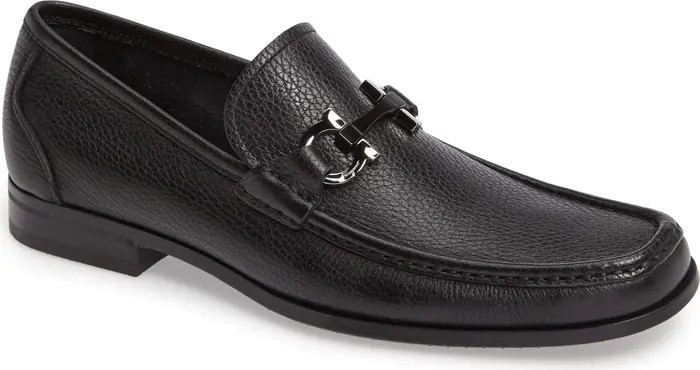 Grandioso Pebbled Driving Shoe with Double Gancio Ornament (Men) | Nordstrom