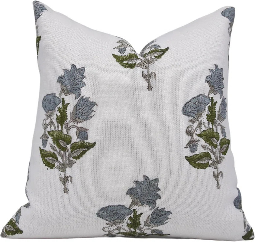 Linen Square Indoor/Outdoor Pillow Cover | Perigold