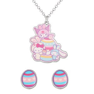 Hello Kitty & Friends Easter Egg Stud Necklace & Earring Set | CVS Health
