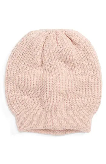 Women's Free People Everyday Slouchy Beanie - Pink | Nordstrom
