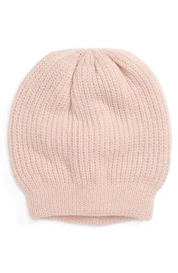 Women's Free People Everyday Slouchy Beanie - Pink | Nordstrom