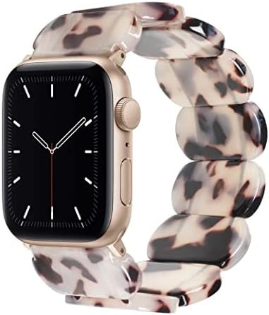Heesch Tortoise Stretchy Watch Band Compatible with Apple Watch Serise Ultra/SE/8/7/6/5/4/3/2/1, ... | Amazon (US)