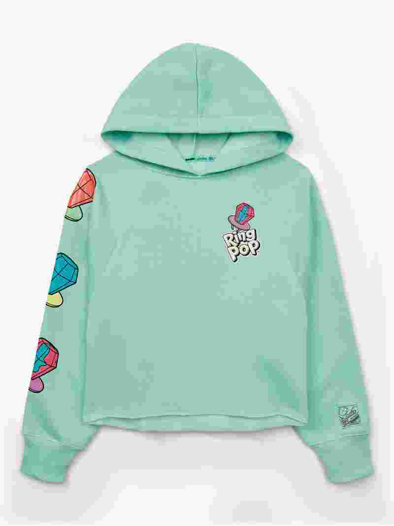 Justice Girls Ring Pop Bazooka Collab Hoodie, Sizes XS-XLP | Walmart (US)