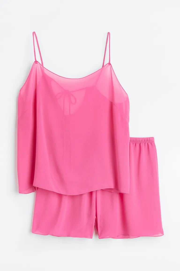 Pajama Camisole Top and Shorts | H&M (US + CA)